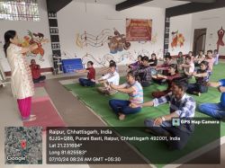 Yoga session by Yog Department 2024
